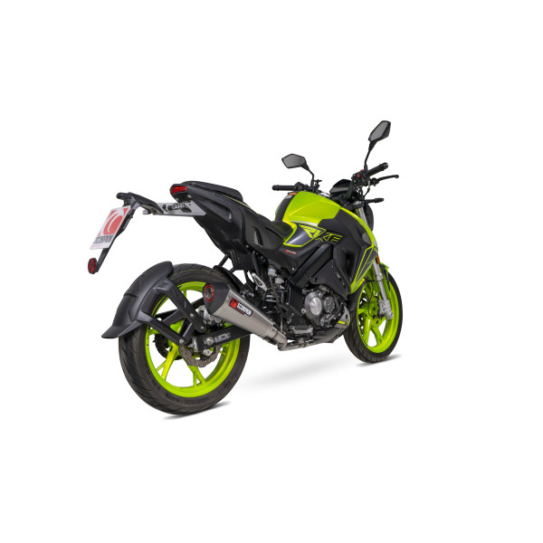Scorpion Exhaust Keeway RKF 125 Euro 5 model 2021 - 2023 Serket Taper Full System Titanium Sleeve